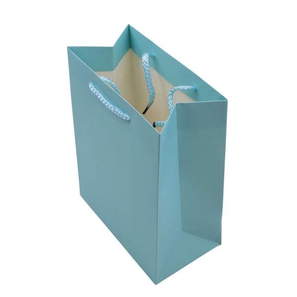 Bolsa regalo celeste tamaño S