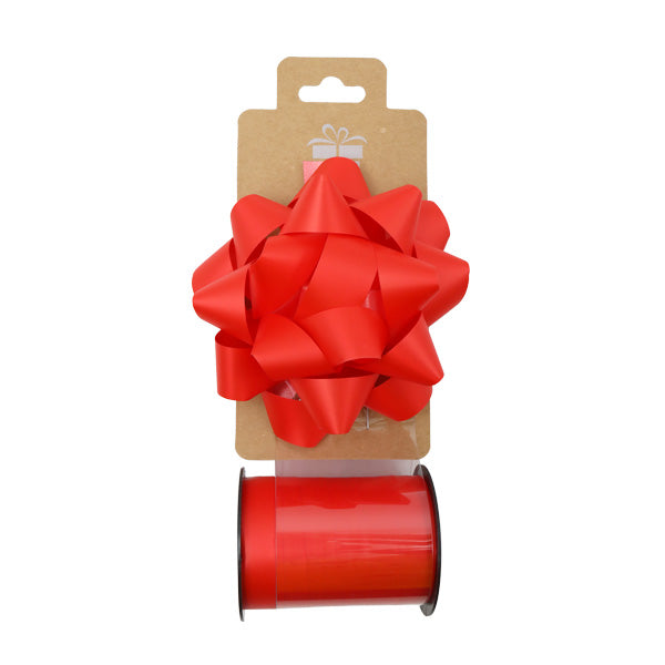 Lazo con cinta 10 M roja