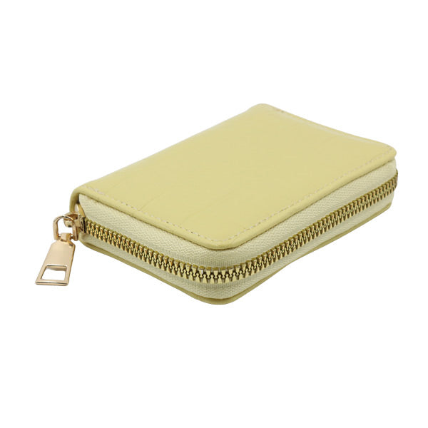 Tarjetero amarillo para dama 6152-3 - Boga Accessories