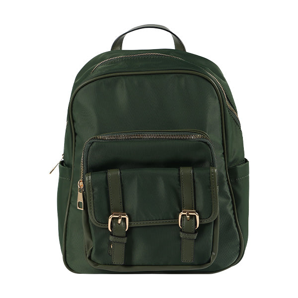 Bolso mochila verde para dama 6214-2 - Boga Accessories