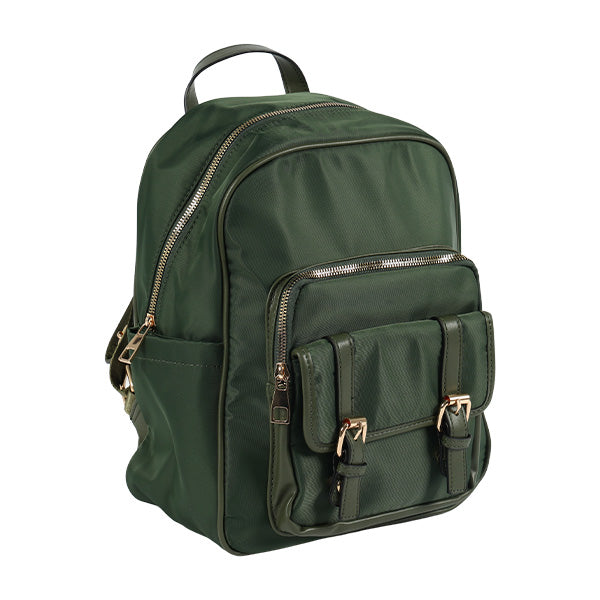 Bolso mochila verde para dama 6214-2 - Boga Accessories