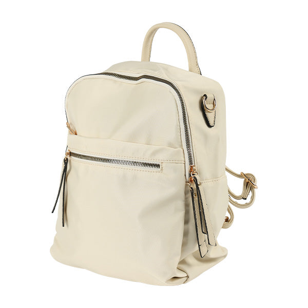 Bolso mochila beige para dama 6215-2 - Boga Accessories