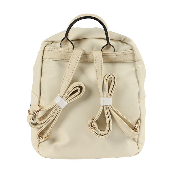 Bolso mochila beige para dama 6215-2 - Boga Accessories