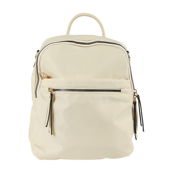 Bolso mochila beige para dama 6215-2 - Boga Accessories