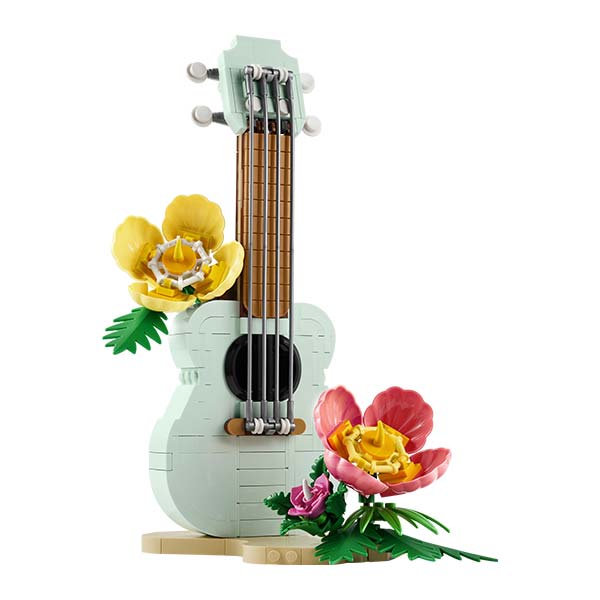 31156 Ukelele tropical set convertible en una tabla de surf o un delfín de juguete (387 piezas)