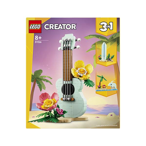 31156 Ukelele tropical set convertible en una tabla de surf o un delfín de juguete (387 piezas)