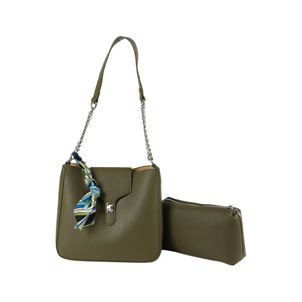 Cartera verde oscuro para dama 6211-2 - Boga