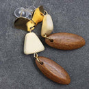 Aretes moda para dama 6422 - Boga Accessories