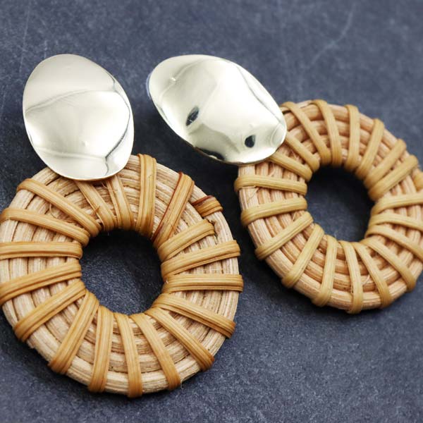 Aretes moda para dama 6436 - Boga Accessories