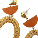 Aretes moda para dama 6437 - Boga Accessories