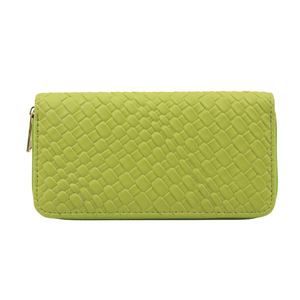 Billetera verde limón para dama 6157 - Boga
