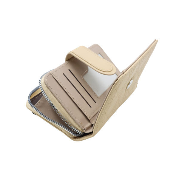 Billetera beige para dama 6173 - Boga