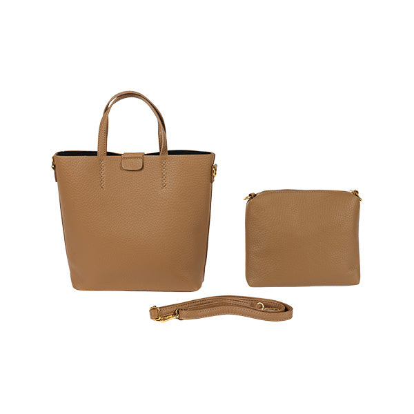 Bolso beige para dama 6193 - Boga