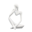 Figura decorativa blanca