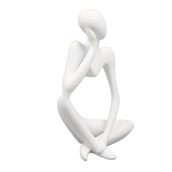 Figura decorativa blanca