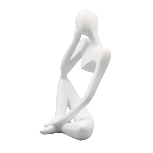 Figura decorativa blanca