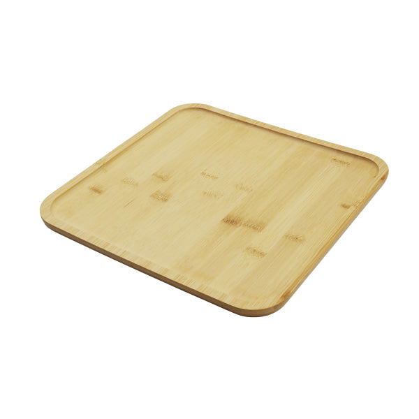 Bandeja para servir de bambú 30 cm