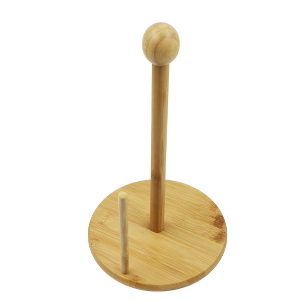 Porta papel toalla bambú