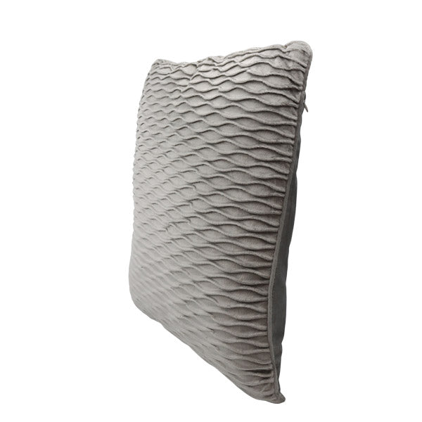 Cojín decorativo gris