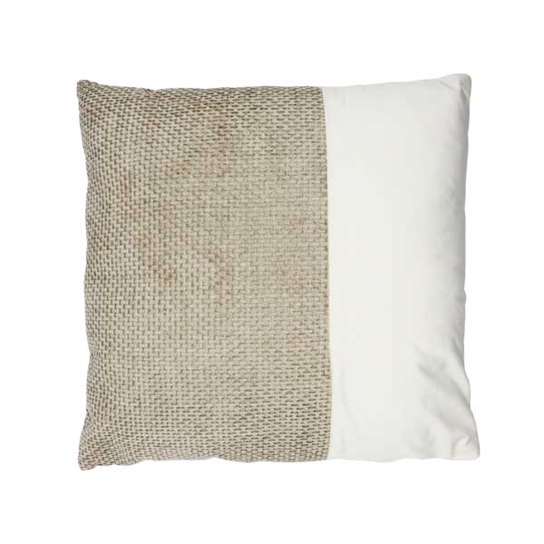 Cojín decorativo café