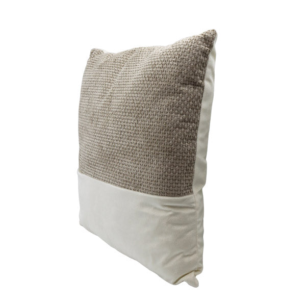 Cojín decorativo café