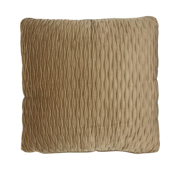 Cojín decorativo café