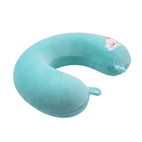 Cojín para cuello arco iris aqua