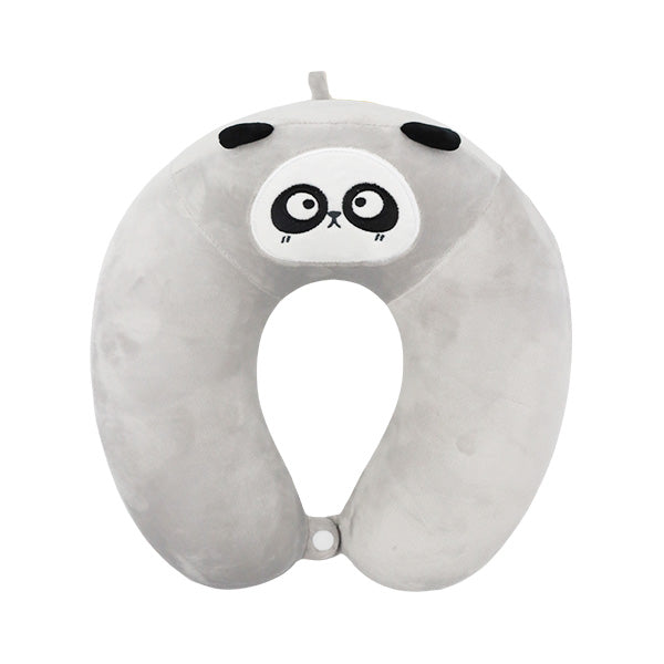 Cojín para cuello gris panda