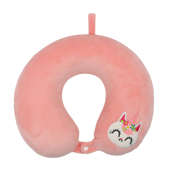 Cojín para cuello rosa unicornio