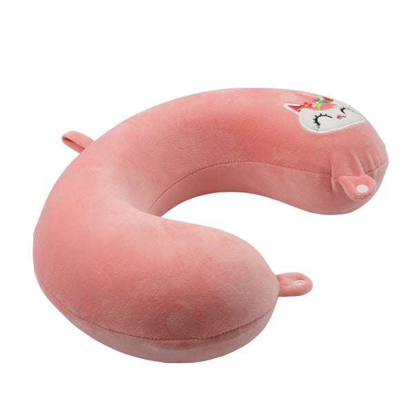 Cojín para cuello rosa unicornio