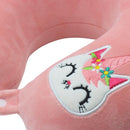 Cojín para cuello rosa unicornio