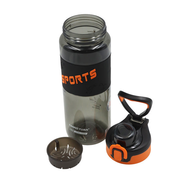 Botella deportiva negro