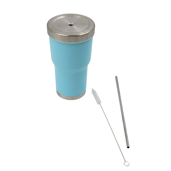 Vaso insulado celeste 590ml