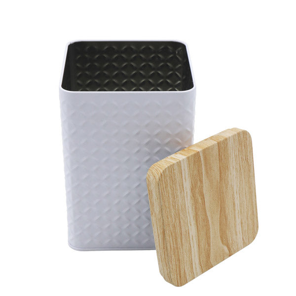 Contenedor para granos mediano blanco