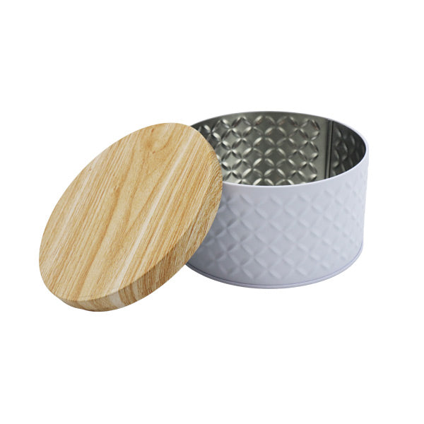 Contenedor para granos pequeño blanco