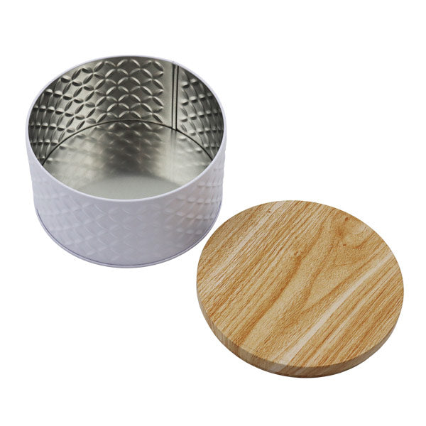 Contenedor para granos pequeño blanco