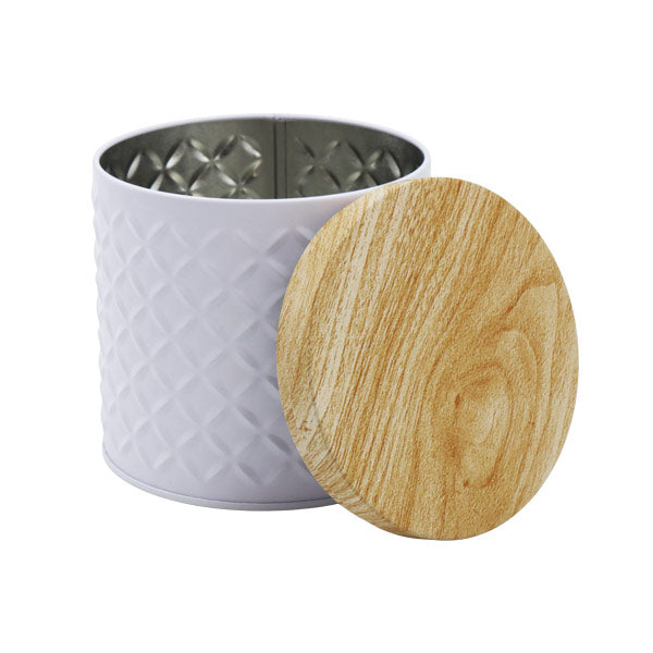 Contenedor para granos mediano blanco