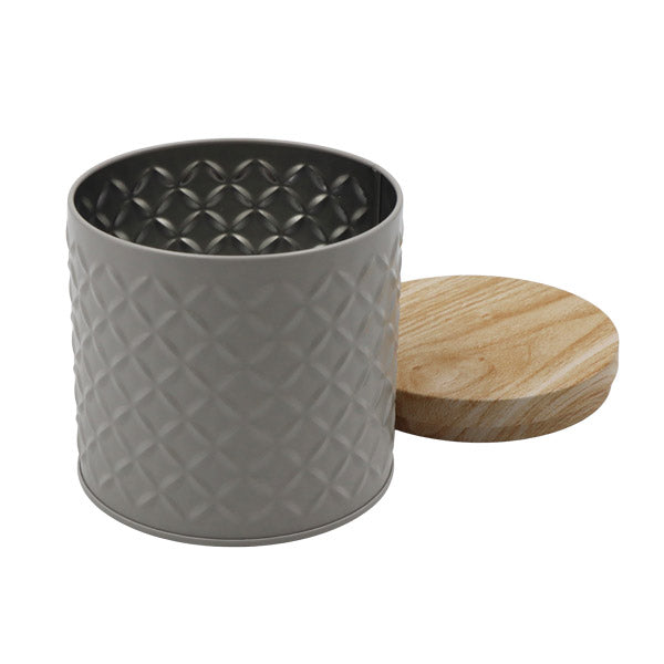 Contenedor para granos pequeño gris