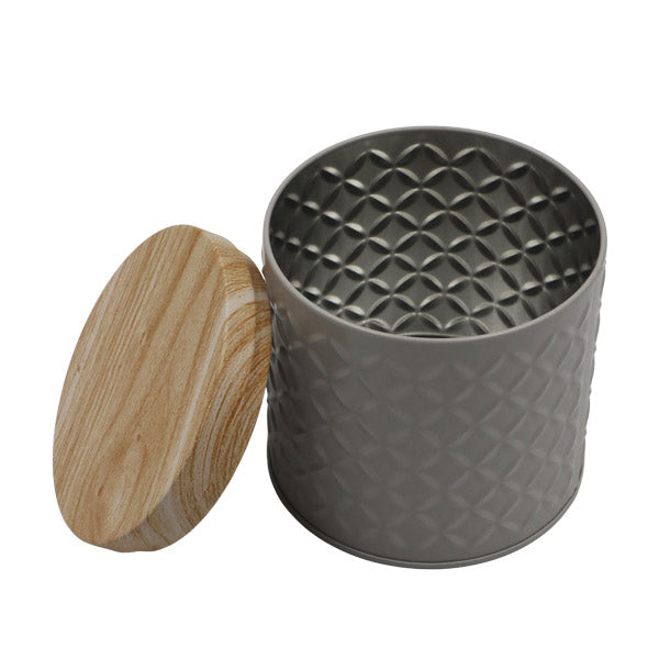 Contenedor para granos pequeño gris