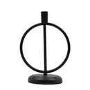 Candelabro 20 cm negro
