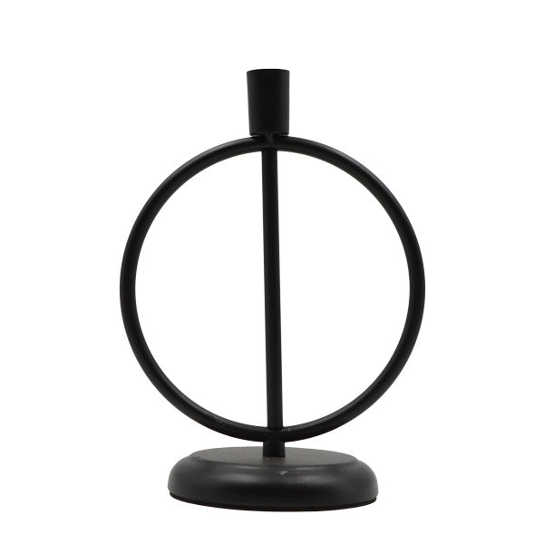 Candelabro 20 cm negro