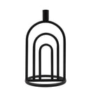 Candelabro 26 cm negro