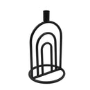 Candelabro 26 cm negro