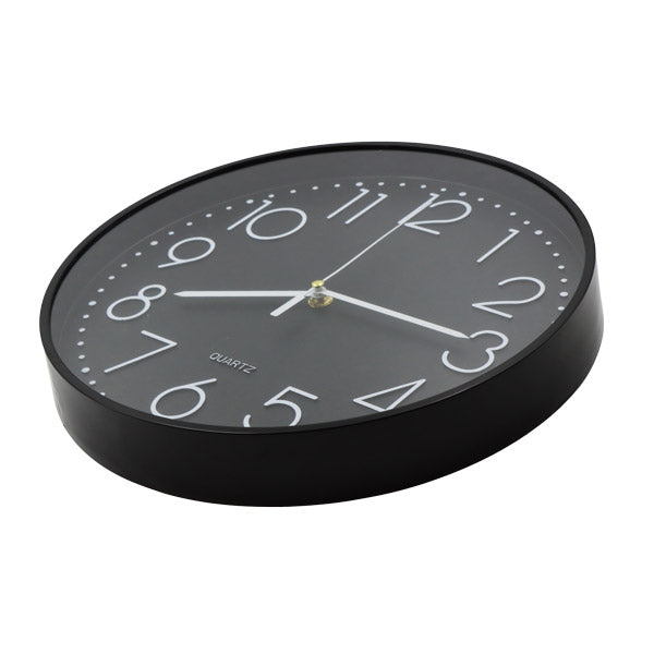 Reloj decorativa negro
