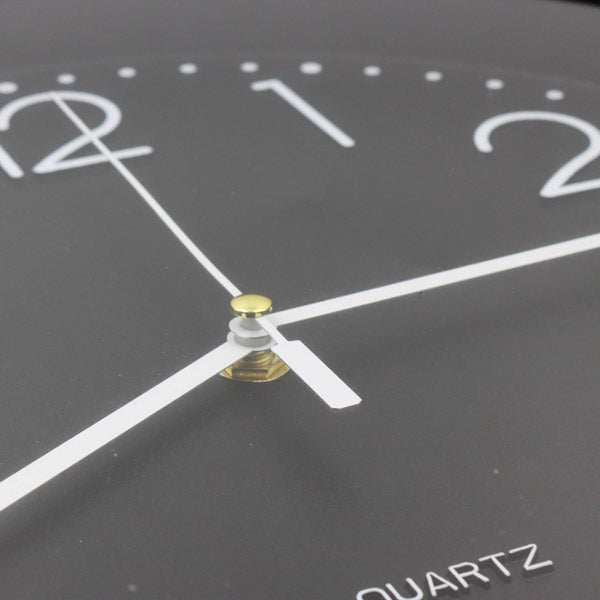 Reloj decorativa negro