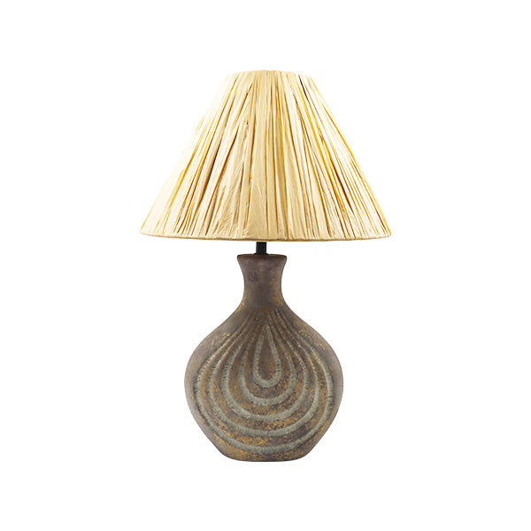 Lampara mesa beige