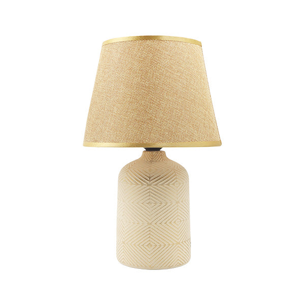 Lampara mesa beige