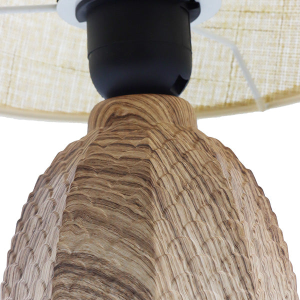 Lampara mesa beige