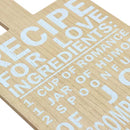 Colgante decorativo de recetas