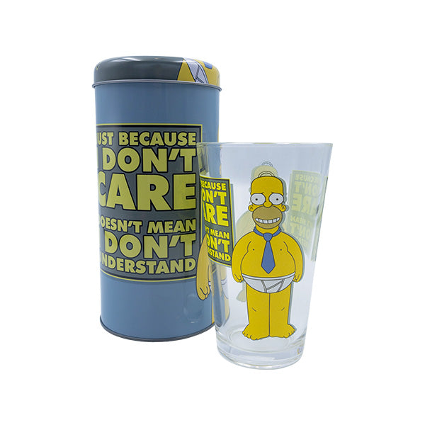 Vaso homero con caja de metal